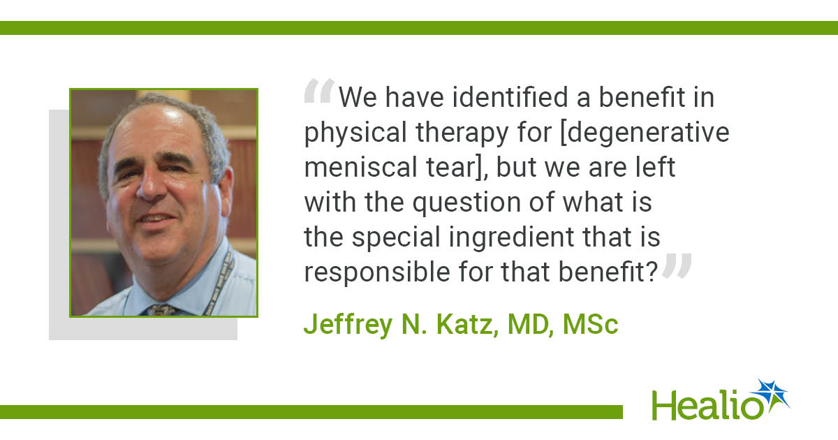 Similar knee pain relief found with or without physical therapy